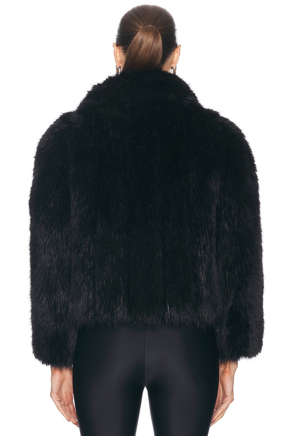 Faux Fur Shrunken Jacket - 3