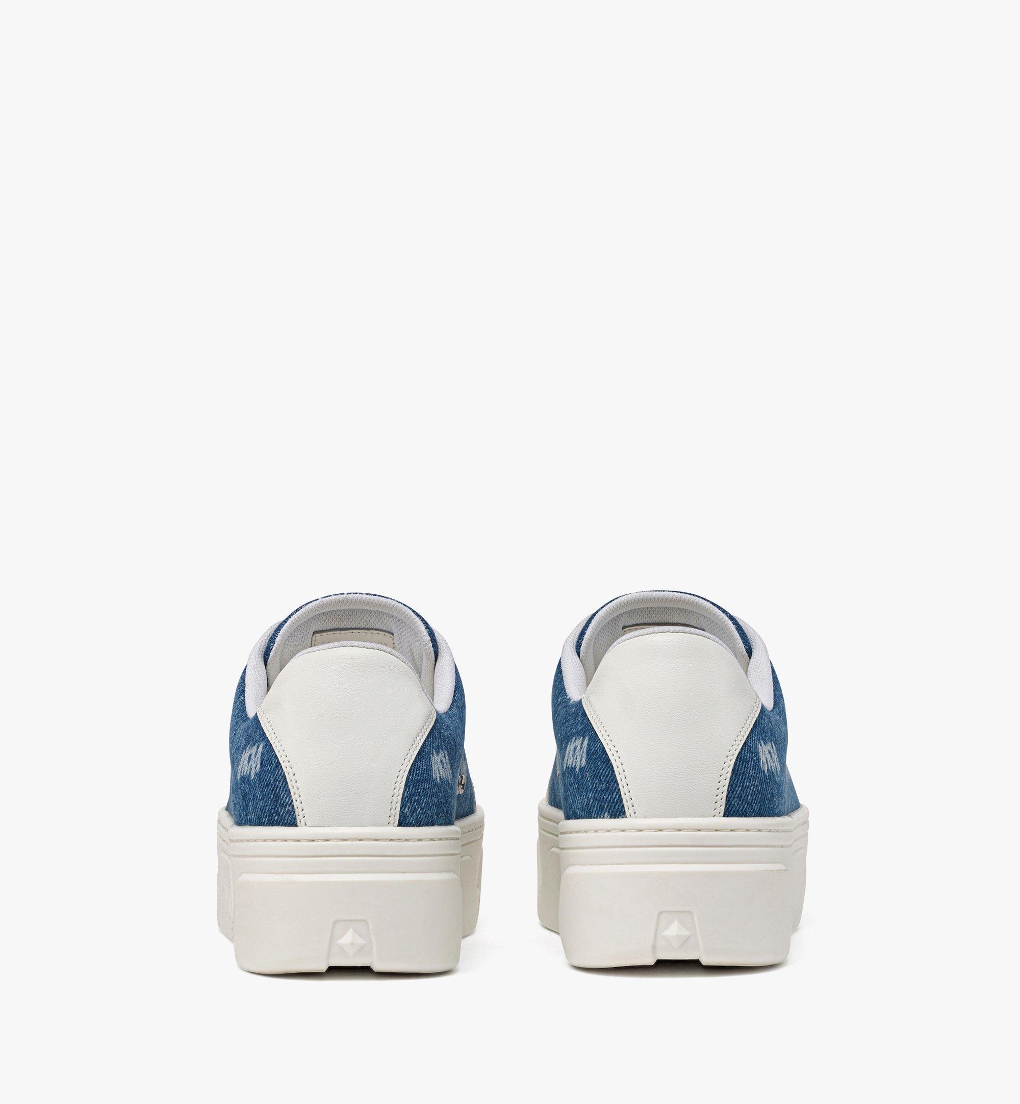 Women’s Skyward Platform Sneakers in MCM Sommer Denim - 4