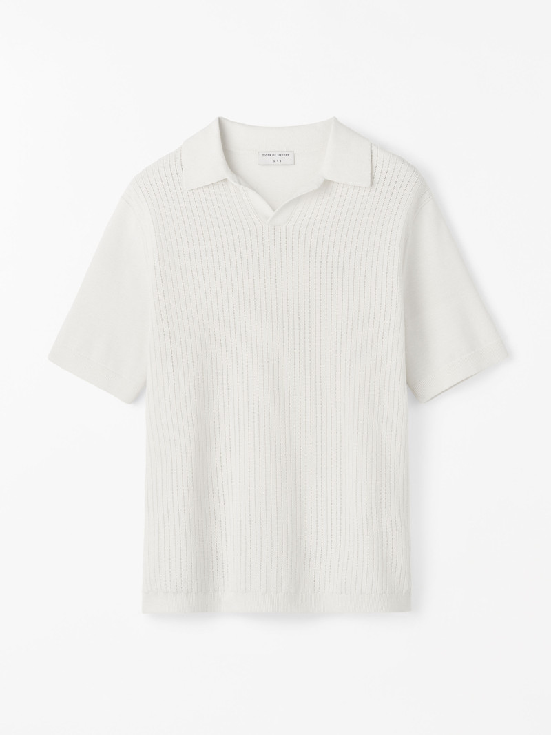 Eoin P Rib-Knit Polo 1