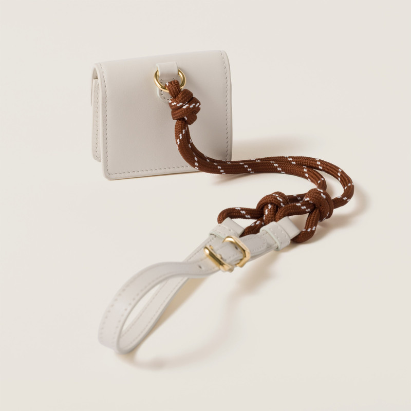 Miu Miu Leather and cord trick outlook