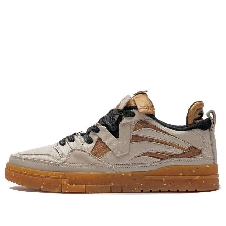 Li-Ning Weiwu Pro Skate Shoes 'Beige Tan' AECR089-1 - 1
