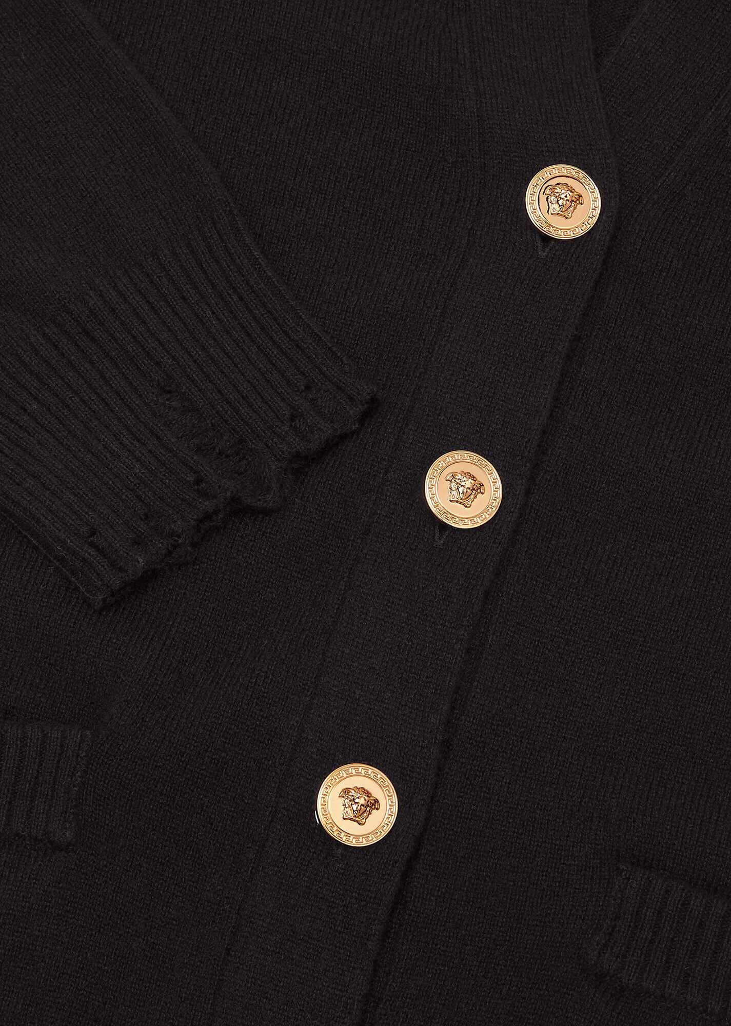 Safety Pin Cashmere Cardigan - 4