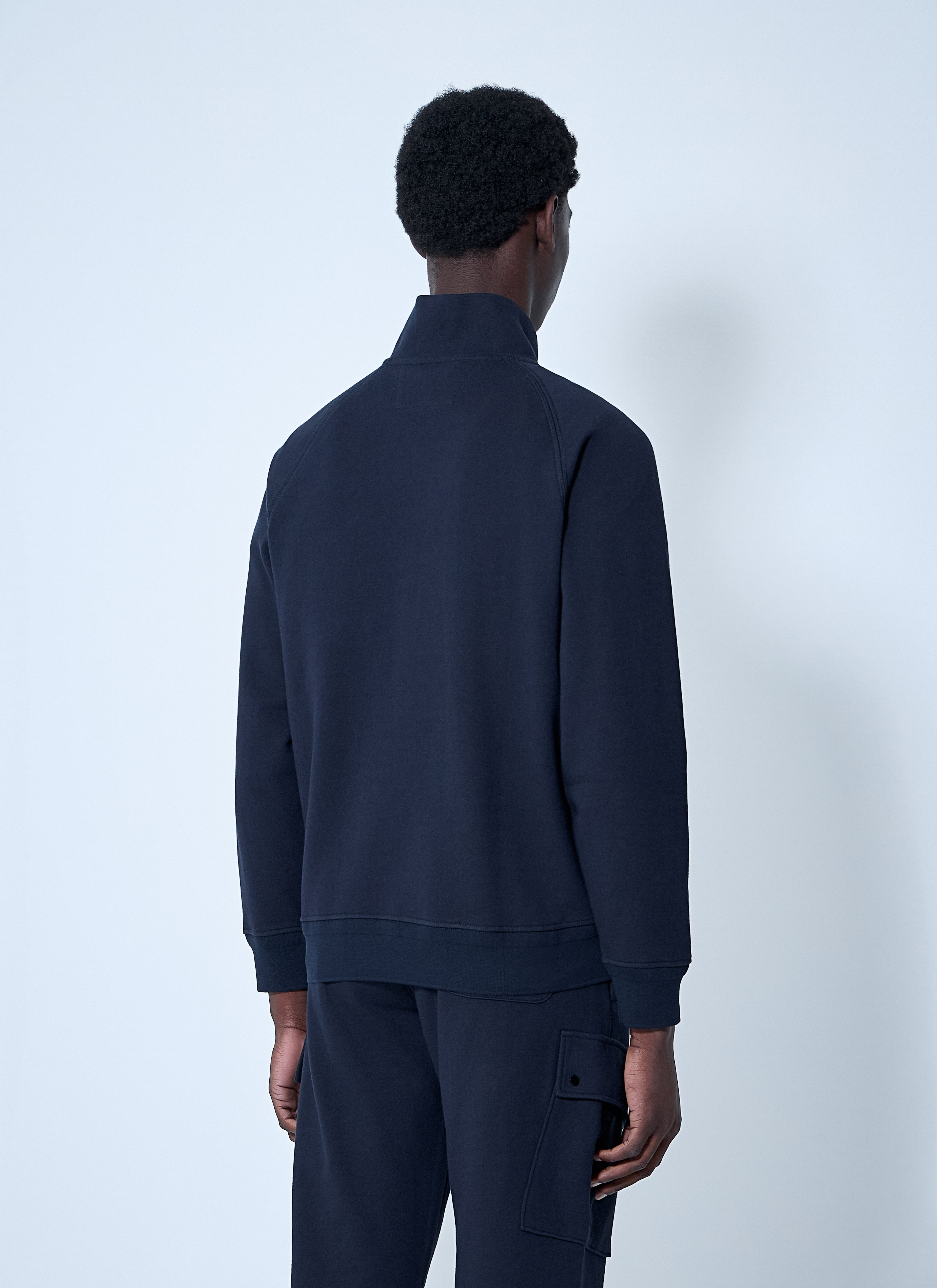C.P. Company Men Diagonal Raised Fleece Sweatshirt - 4