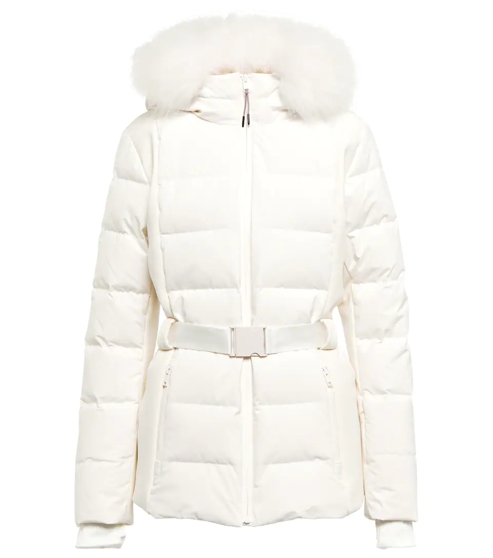 Belted ski jacket - 1