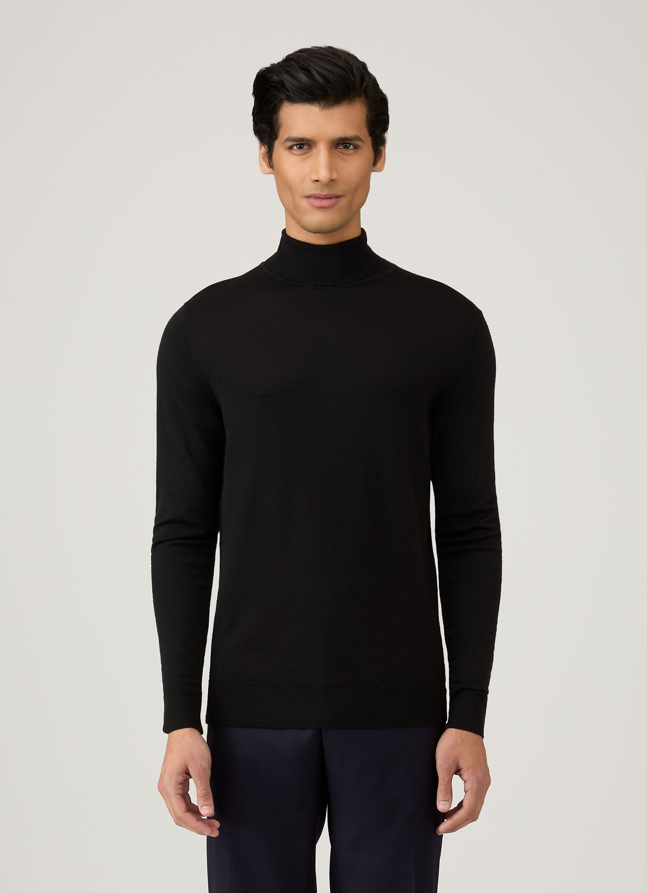 Fine Merino Wool Roll Neck - 2