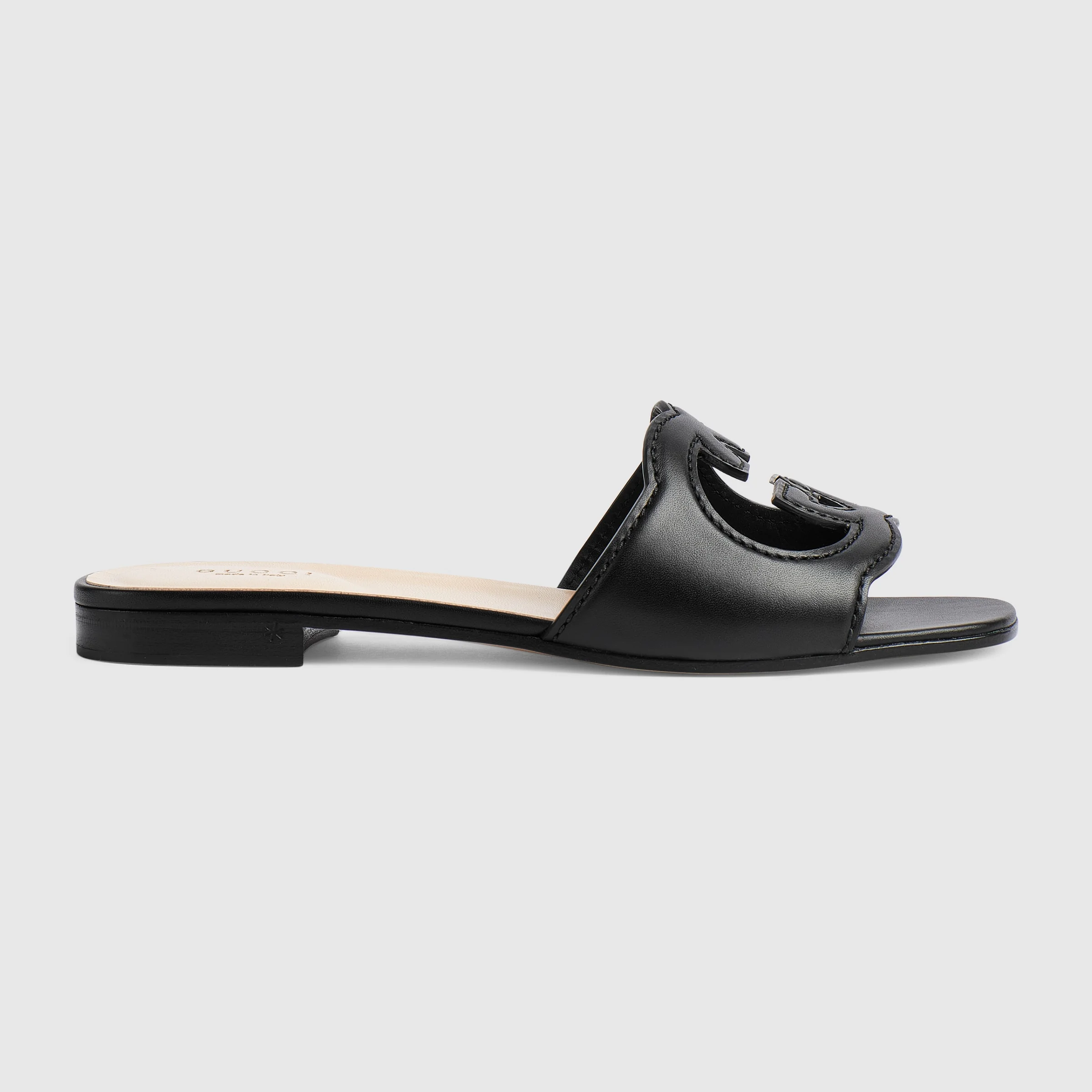 Women's Interlocking G cut-out slide sandal - 1