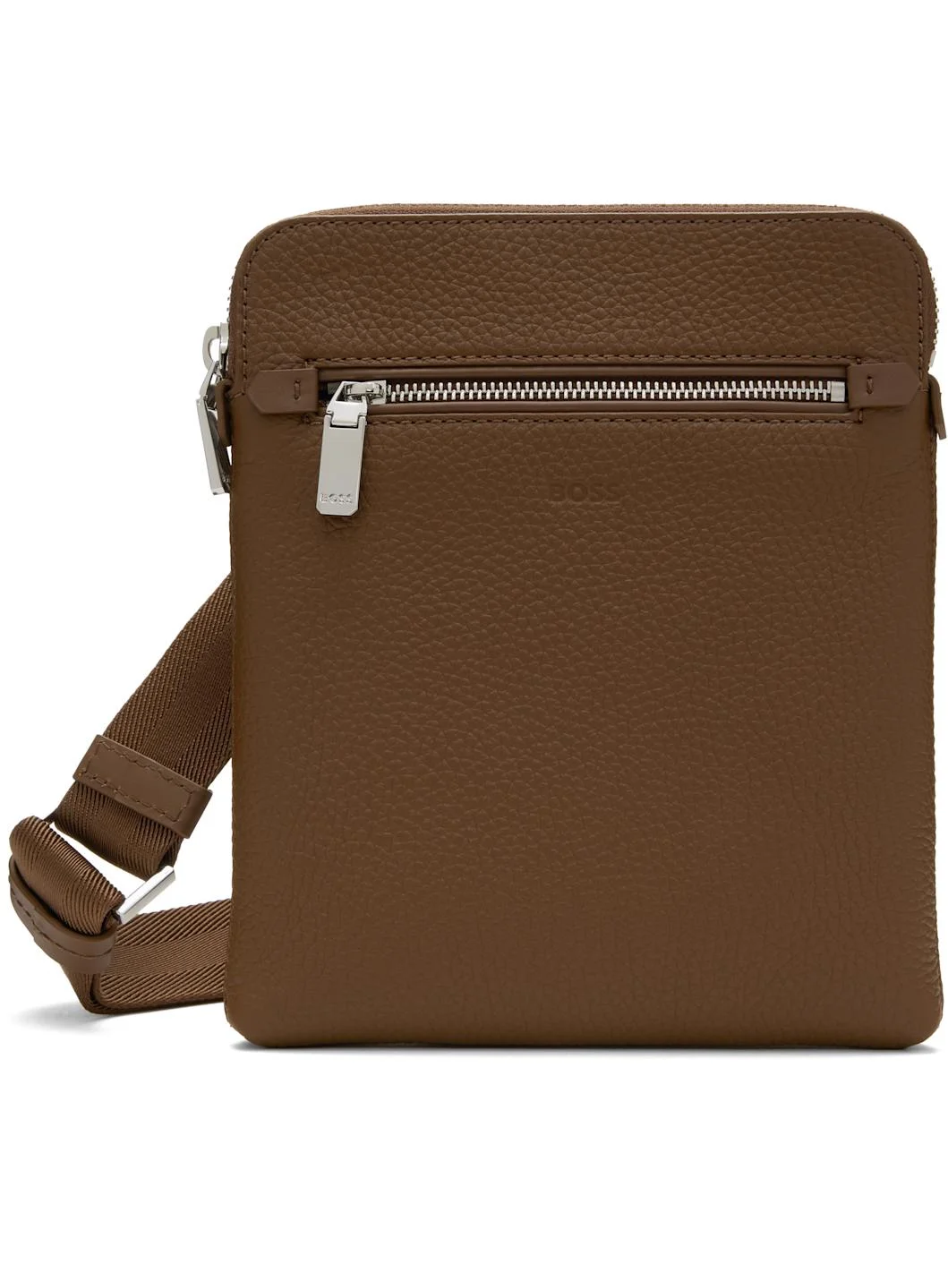 Brown Envelope Embossed Logo Bag - 1