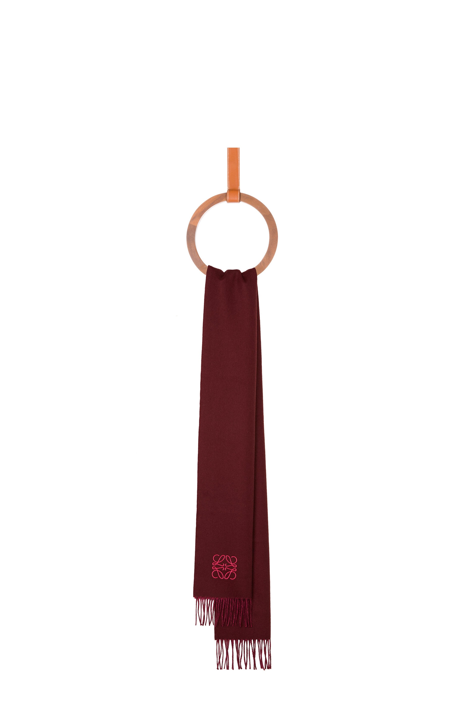 LOEWE Anagram scarf in wool and cashmere - 1