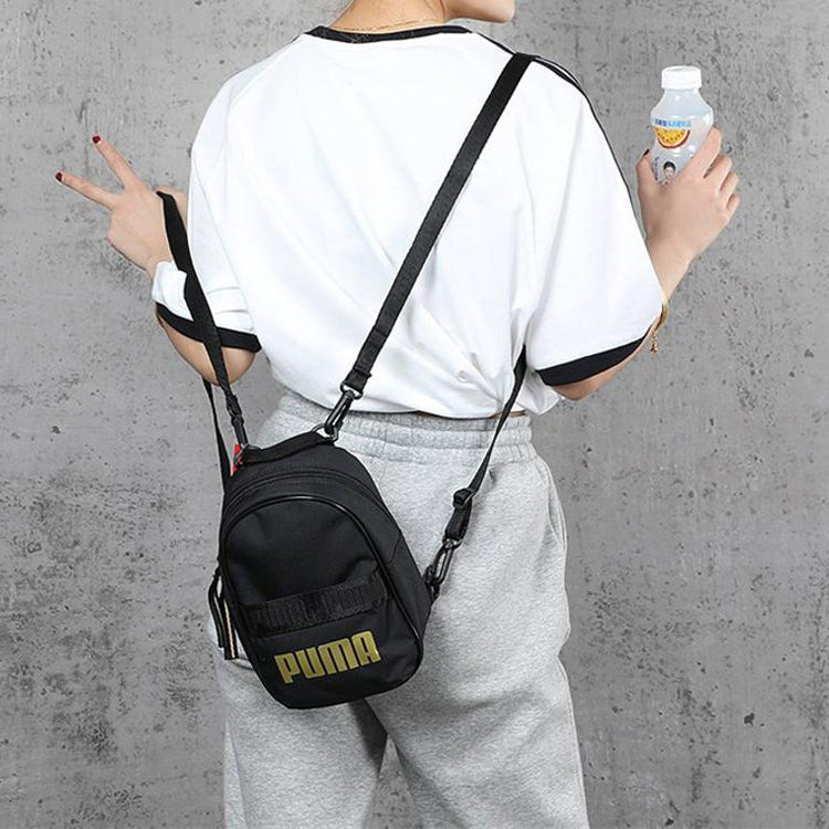 (WMNS) PUMA Core Base Mini Bag 'Black Gold' 077139-01 - 5