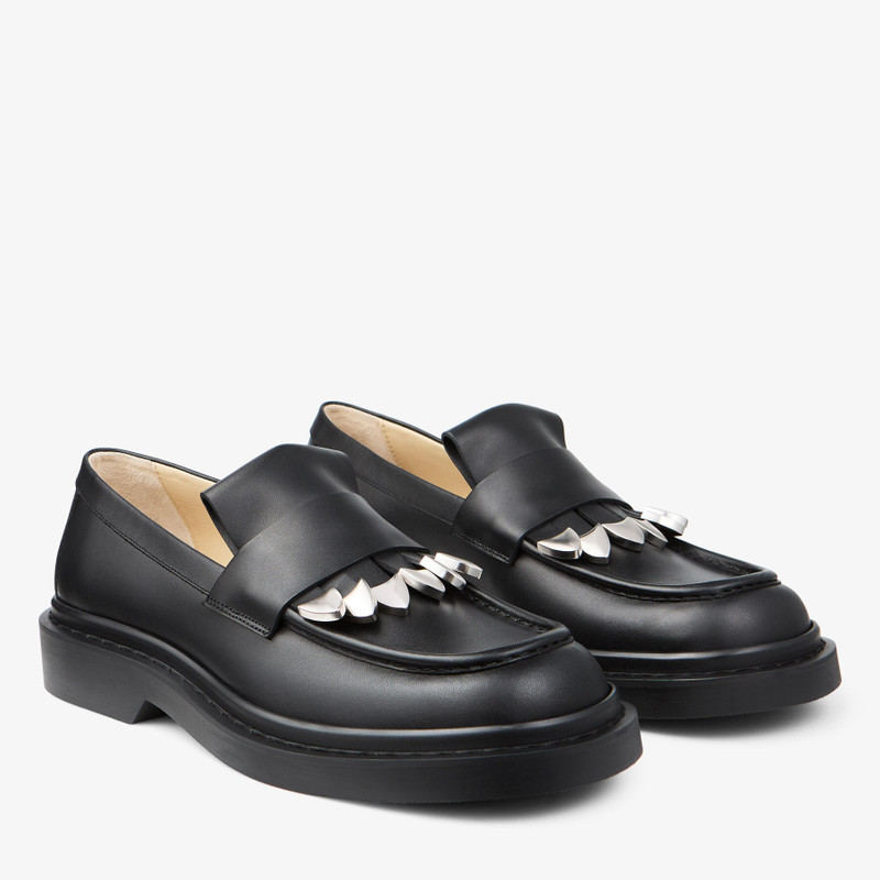 Buff Tassel Loafer Black Box Calf Leather Loafers 2