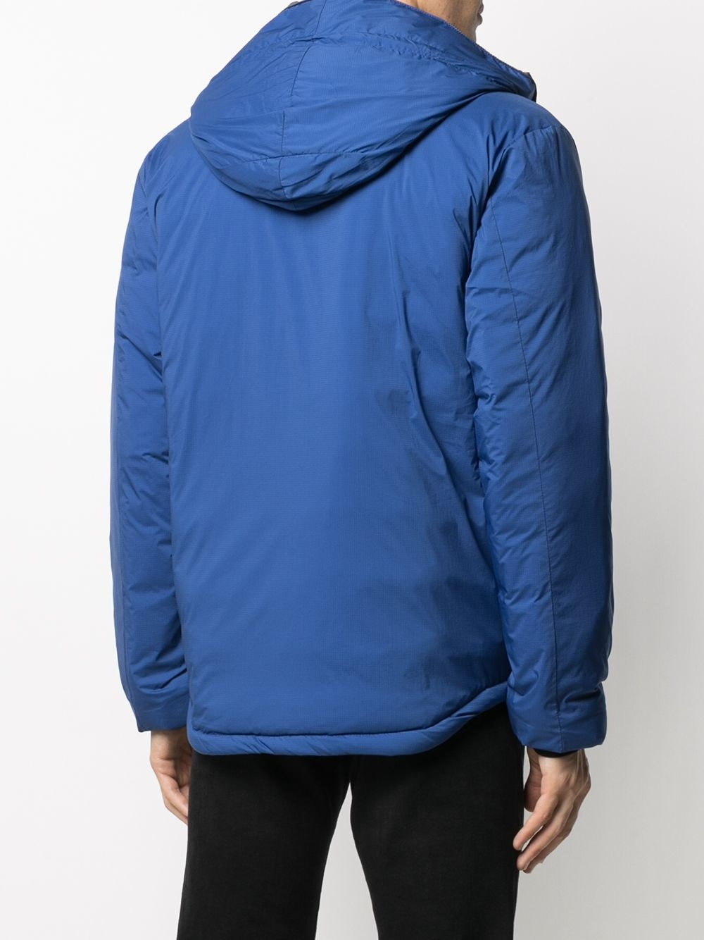 hooded zip-up padded jacket - 4