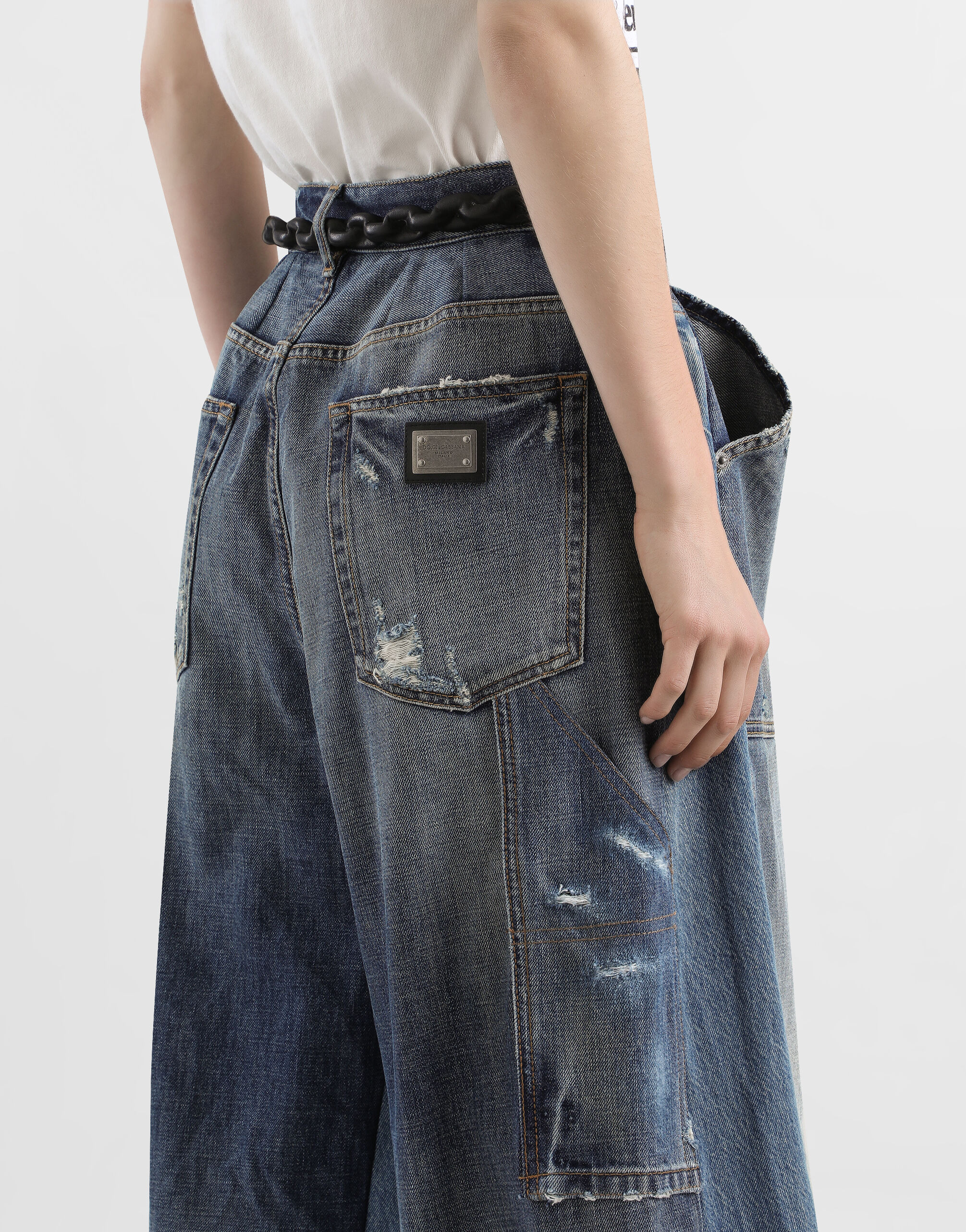 Denim bermuda - 5