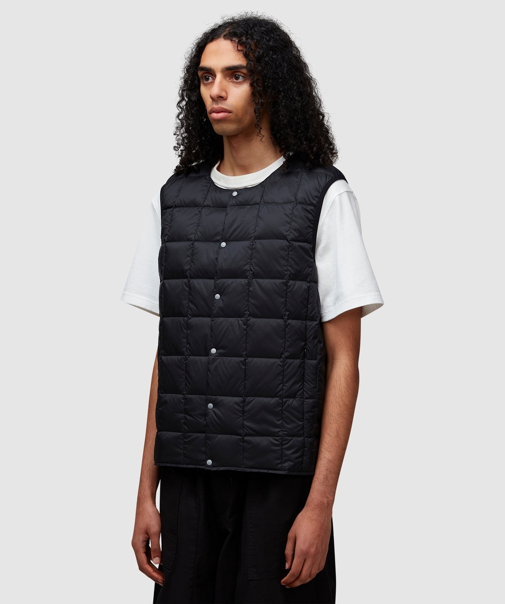 Crew neck down vest gilet - 2