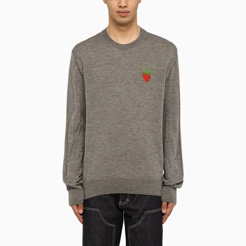 Grey Westfall crew-neck jumper - 1