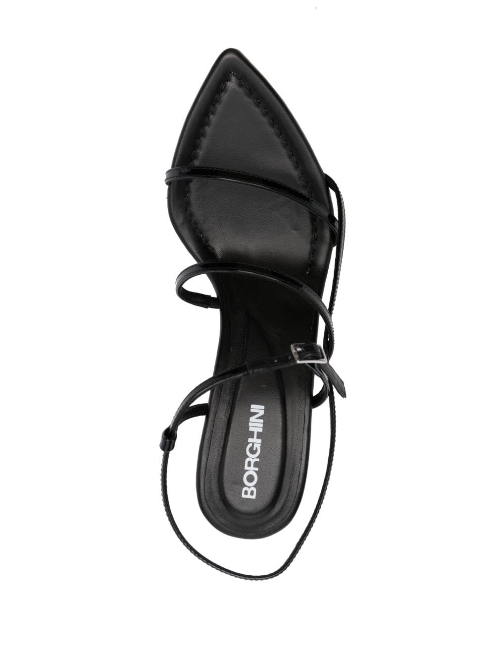 Gia26 70mm leather sandals - 4