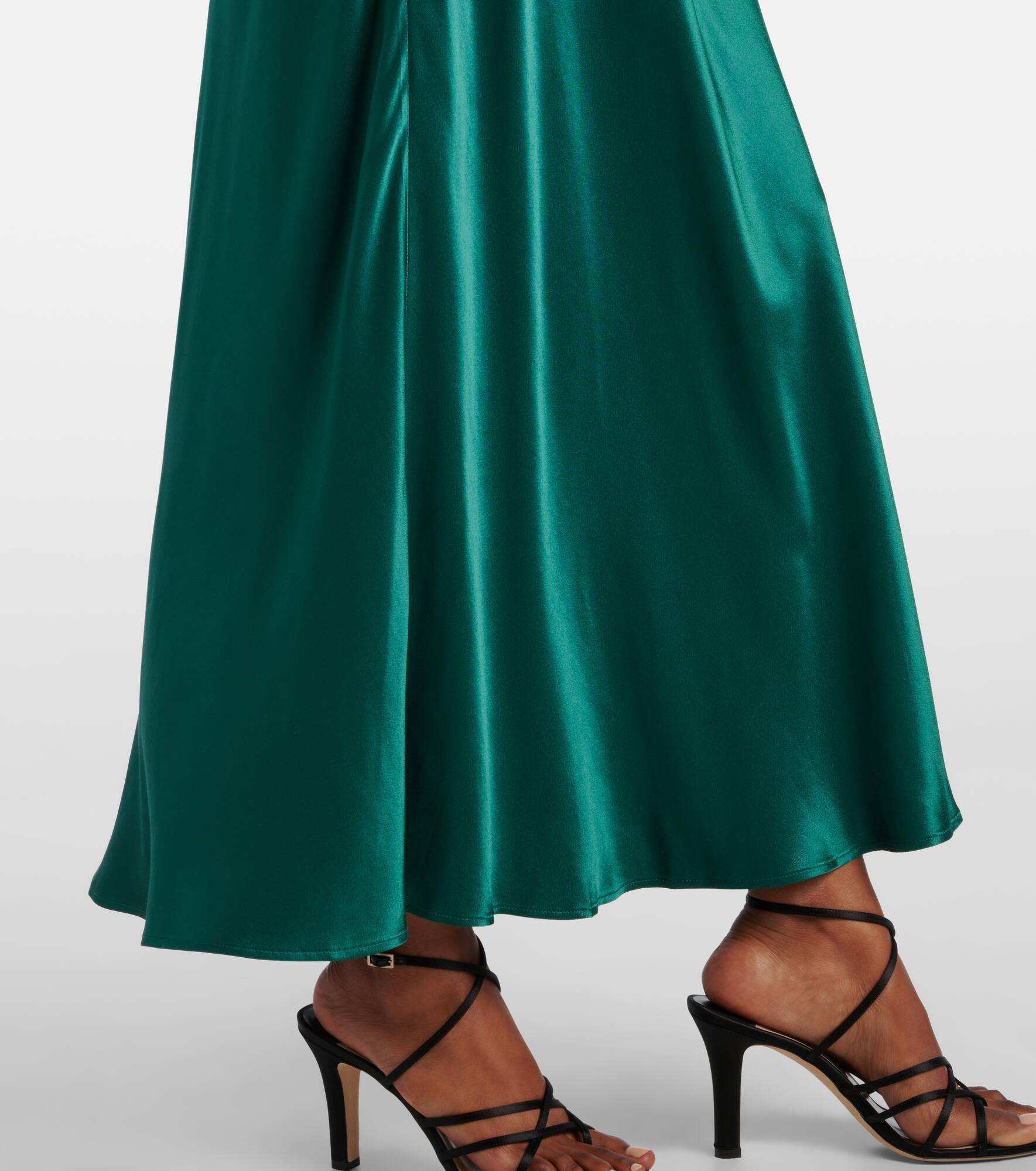 Amari satin midi dress - 5