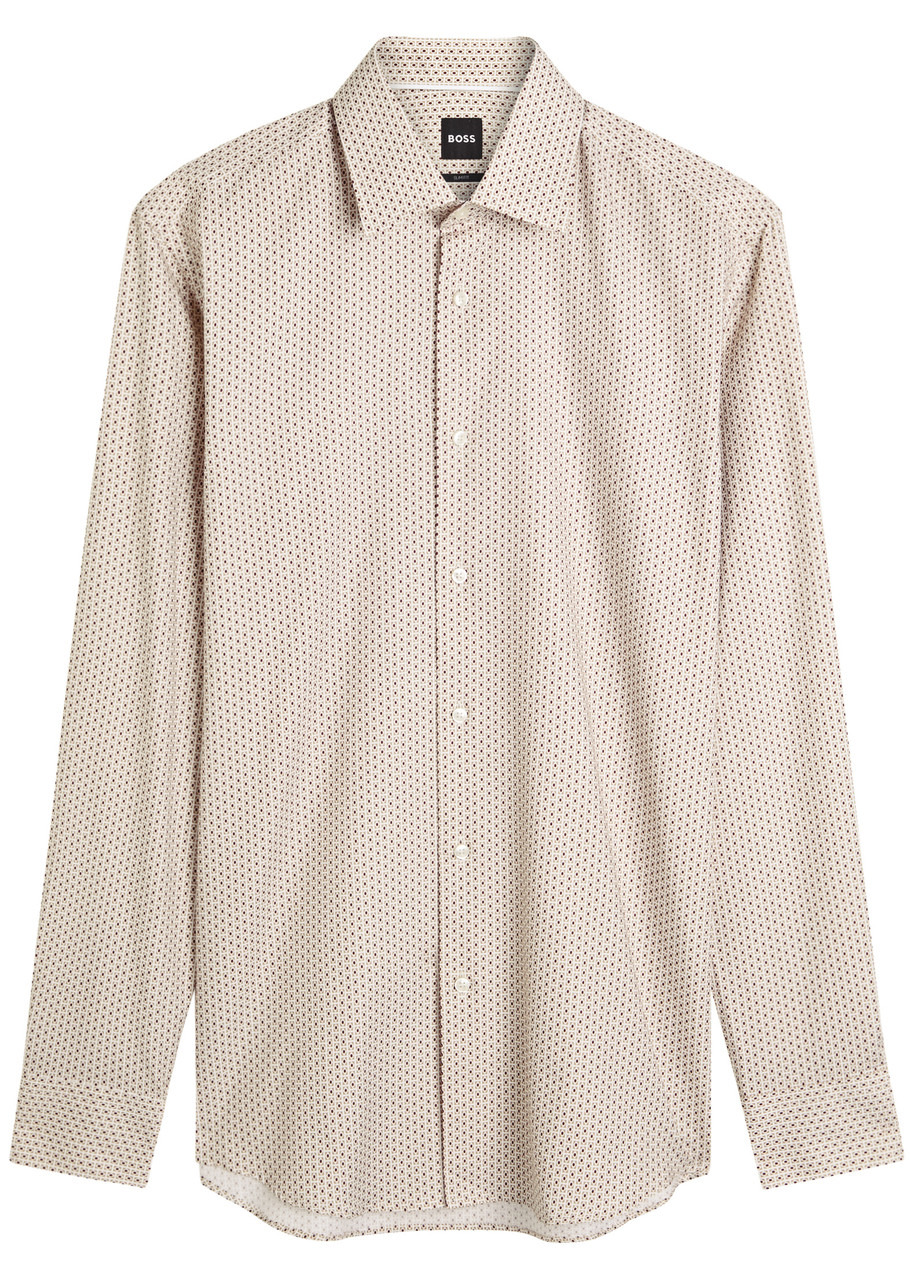 Boss Hank Patterned Cotton Shirt - 1