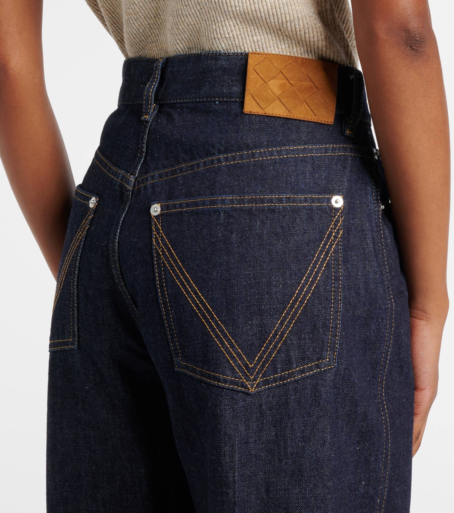 High-rise wide-leg jeans - 5