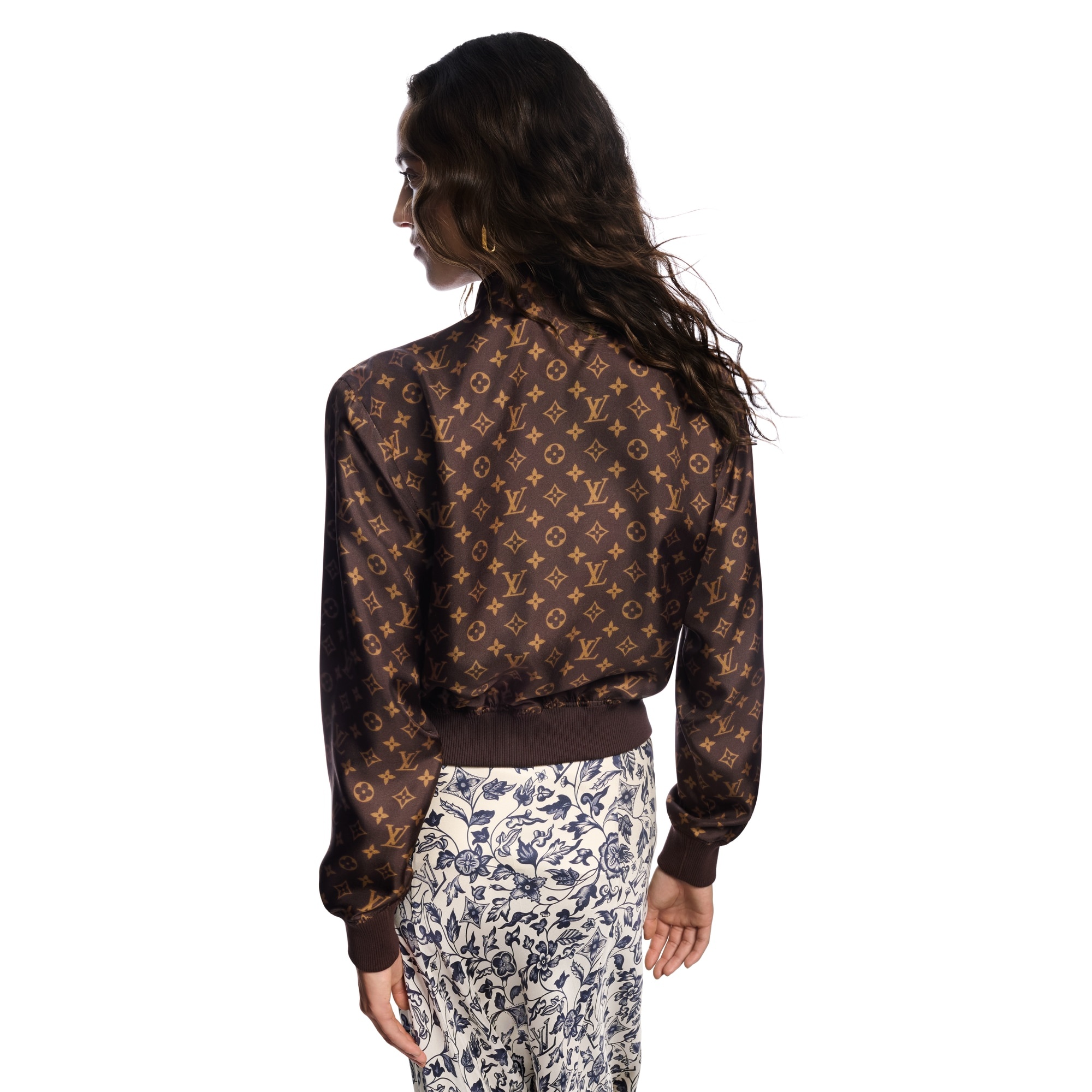 Reversible Botanical Print Bomber Jacket - 5