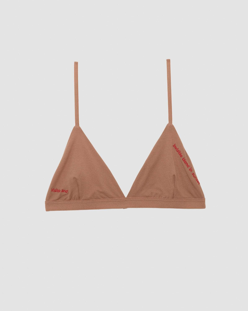 Mississippi Bra with Text - Bamboo Deadstock Fabric 5