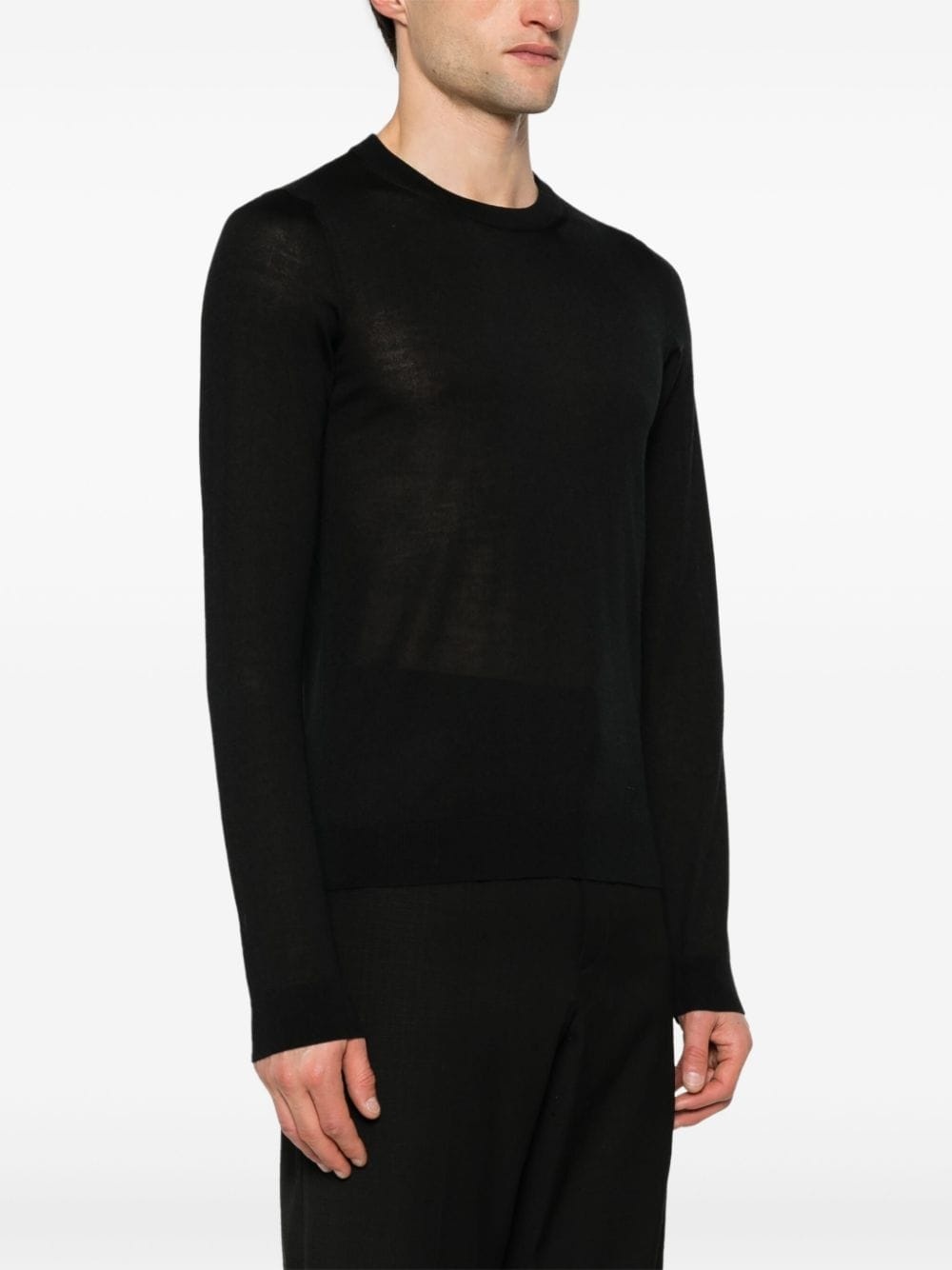 fine-knit cashmere-silk jumper - 3