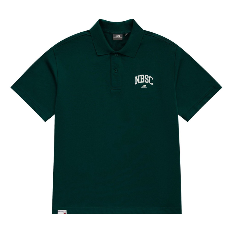 New Balance Classic Polo Tee 'Green' 5FD25363-HT - 1
