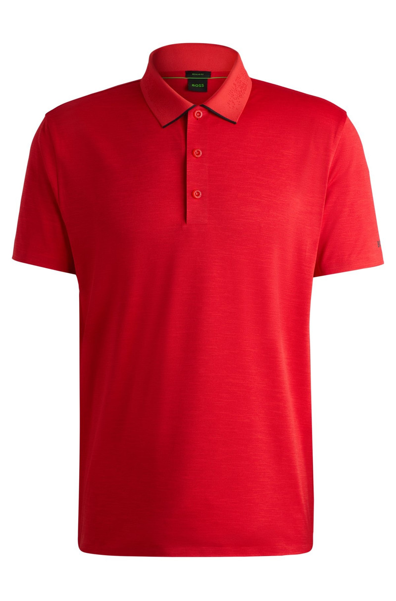 QUICK-DRY STRETCH-JERSEY POLO SHIRT WITH LOGO DETAIL 1