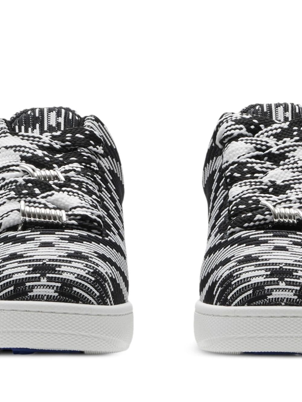 Box plaid-check sneakers - 2