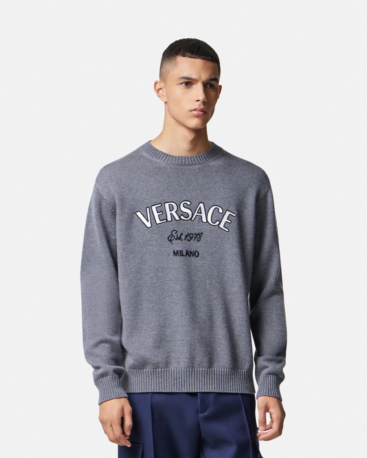 Versace Milano Stamp Sweater - 4