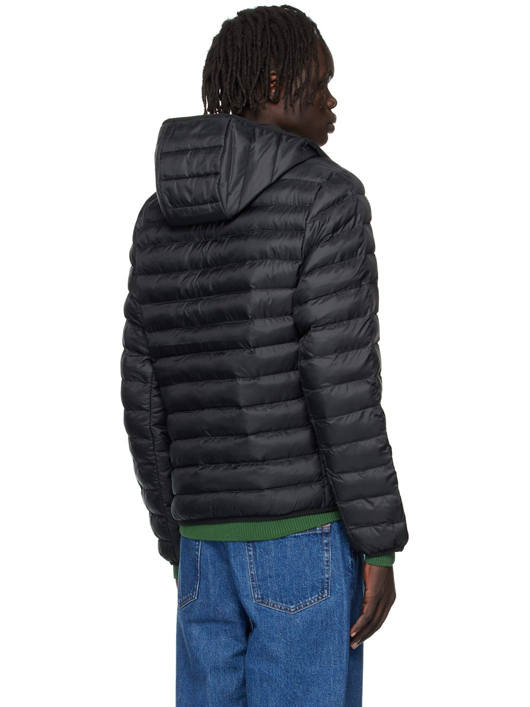 Black LS Light Puffer Jacket - 3