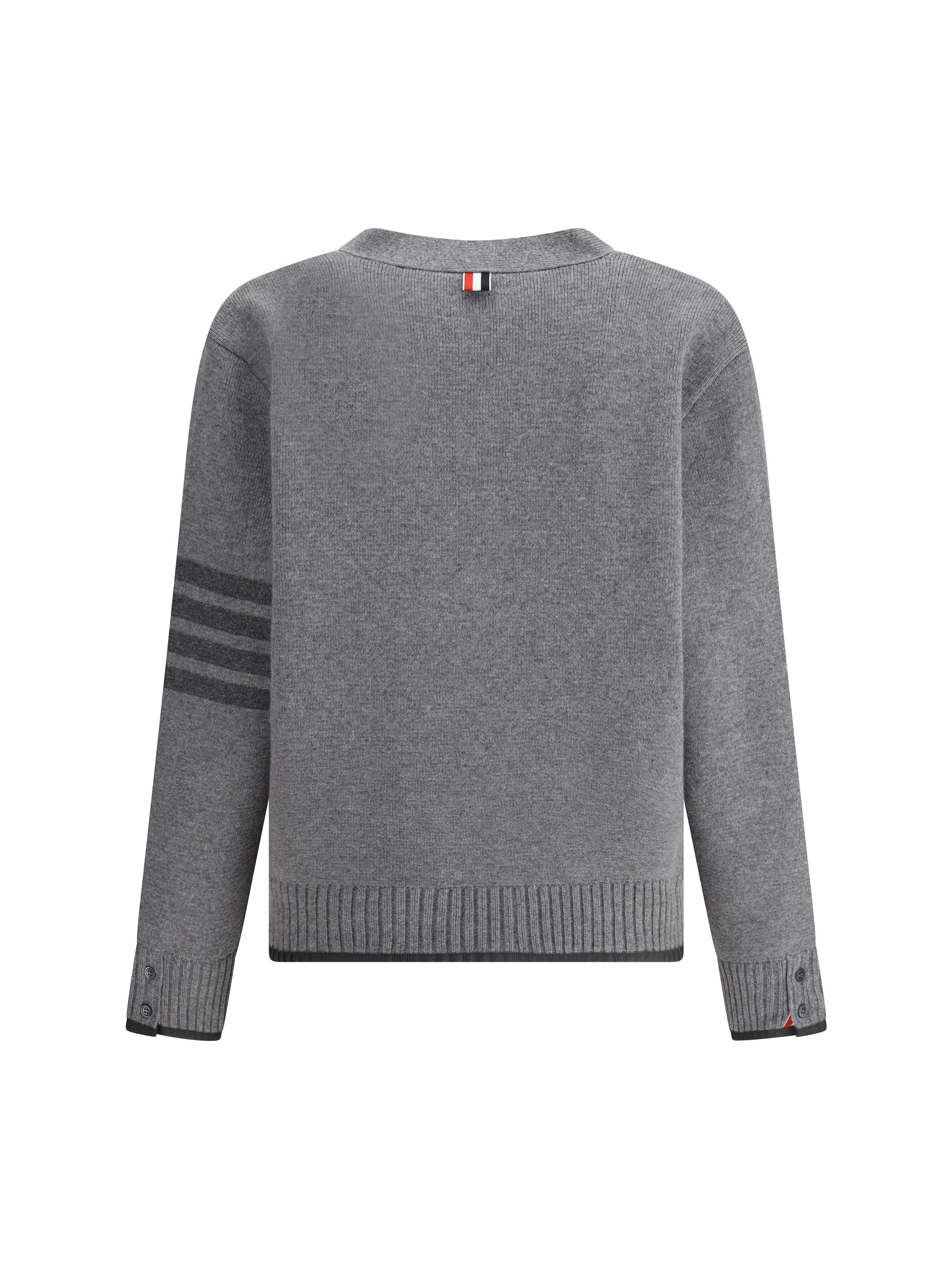 Thom Browne Men Merino Wool Cardigan - 2