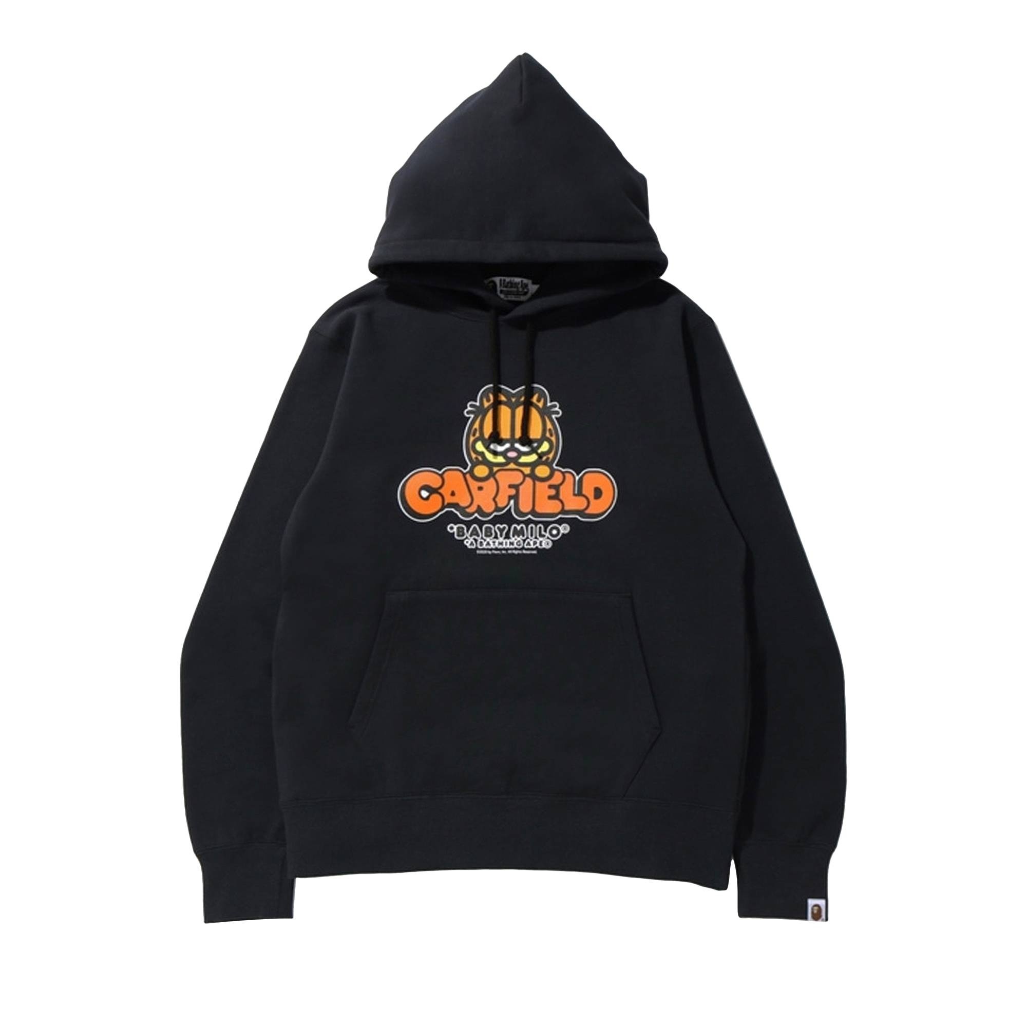 BAPE x Garfield Pullover Hoodie 'Black' - 1