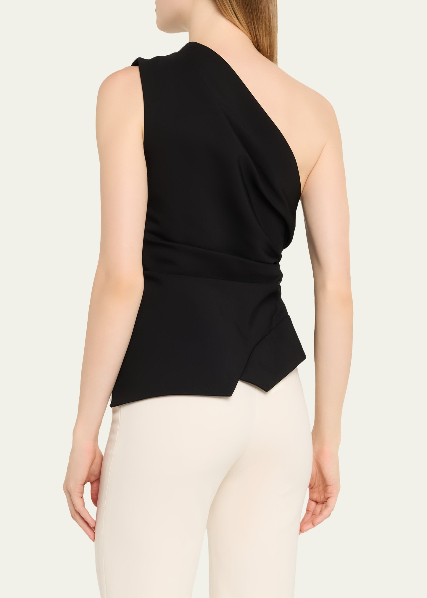 Draped One-Shoulder Top - 3
