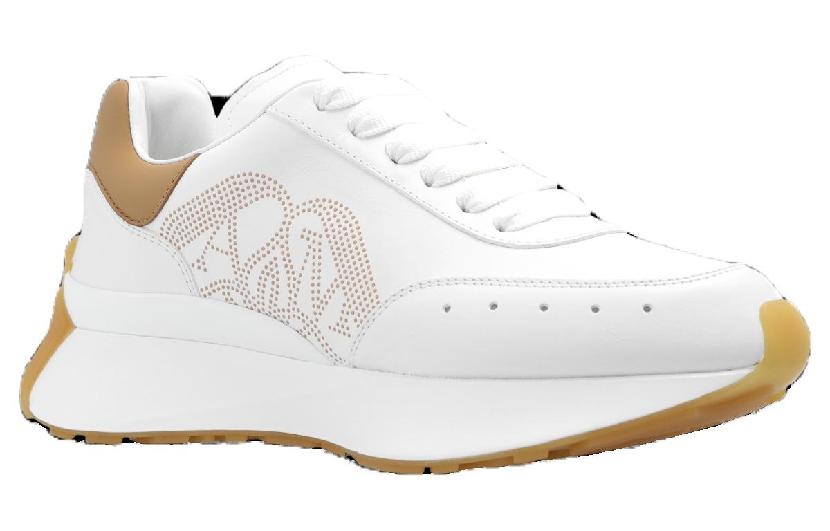 (WMNS) Alexander McQueen Sprint Runner Sneakers 'Tan White' 781503WIDNI8750 - 2