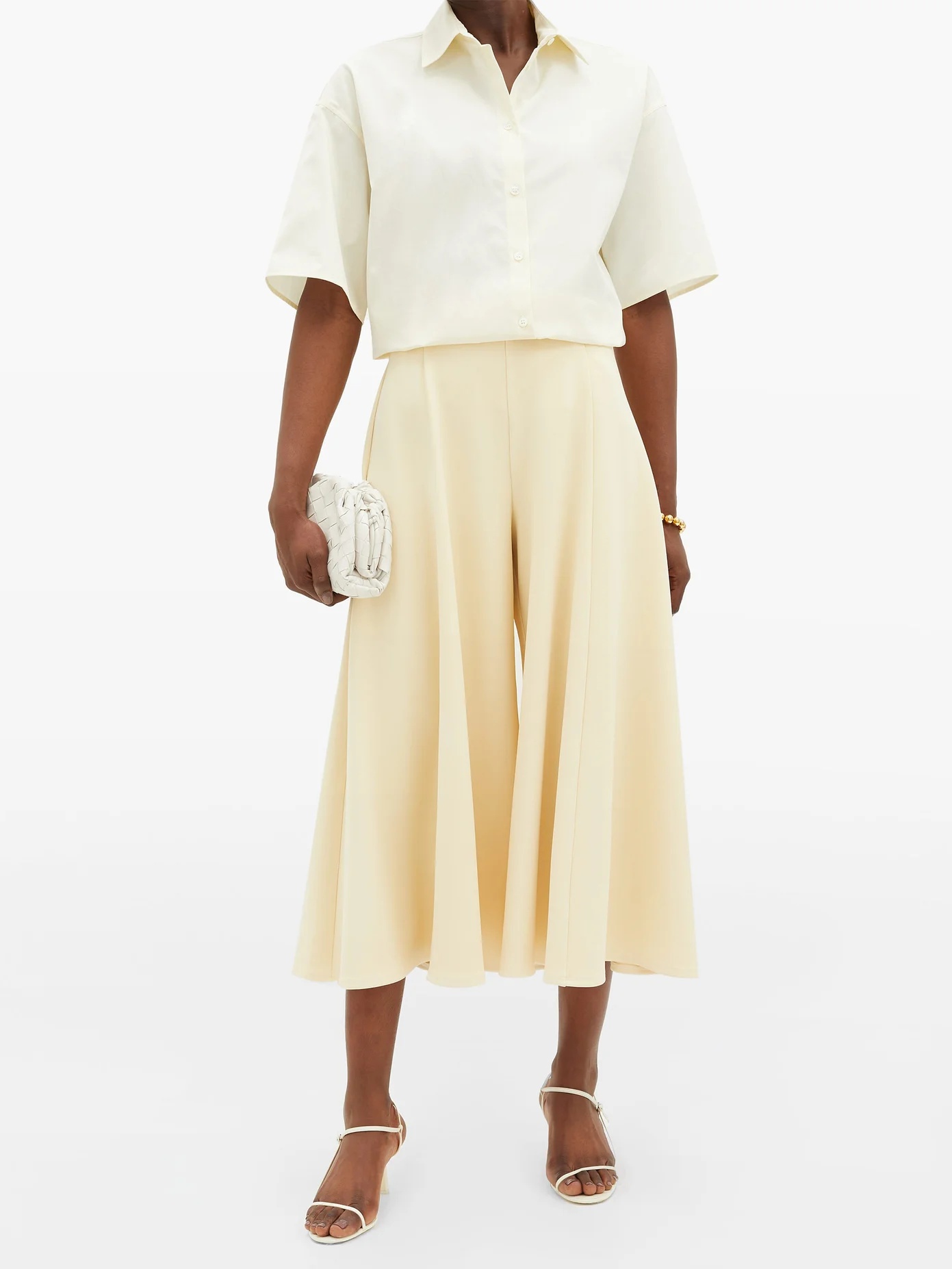 Mildro fluid-crepe culottes - 2