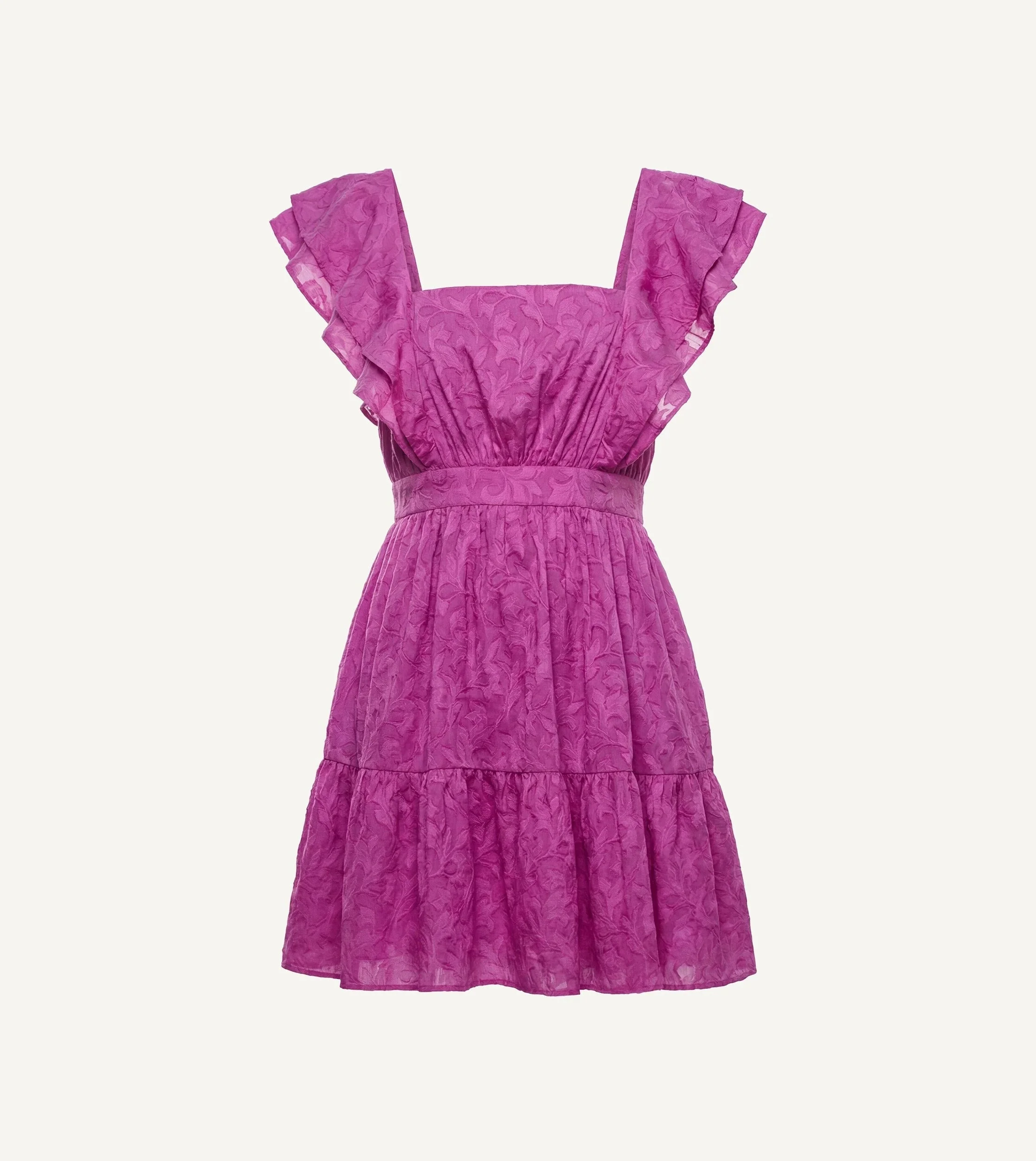 VIOLETA MINI DRESS | FUSCHIA RED - 1