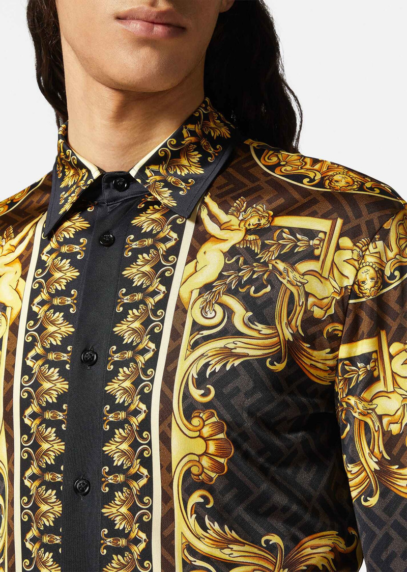 Fendace Gold Baroque Shirt 5