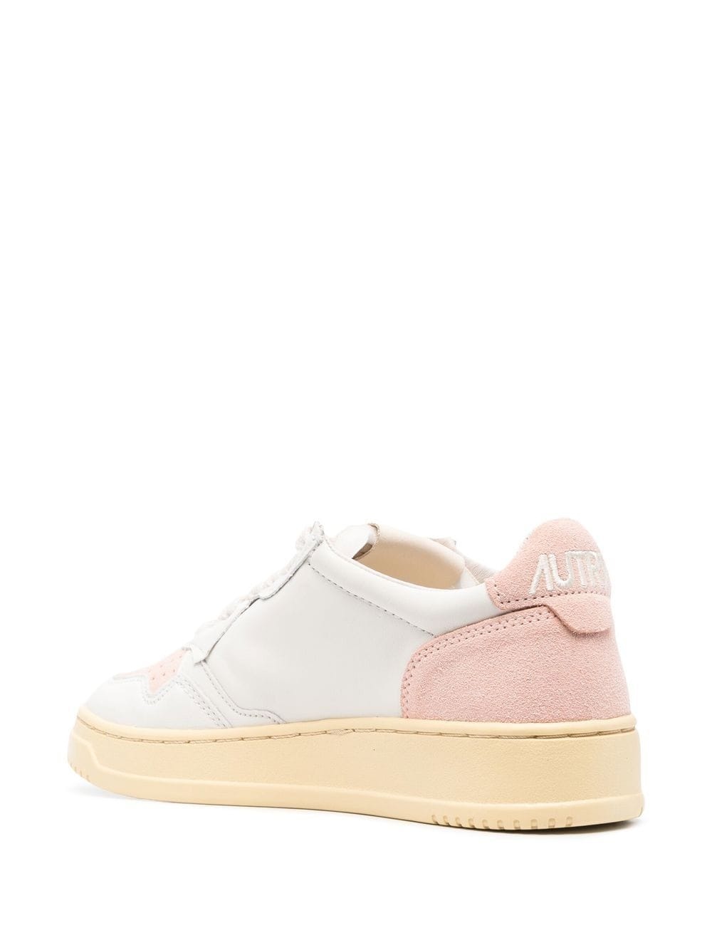 perforated low-top sneakers - 3