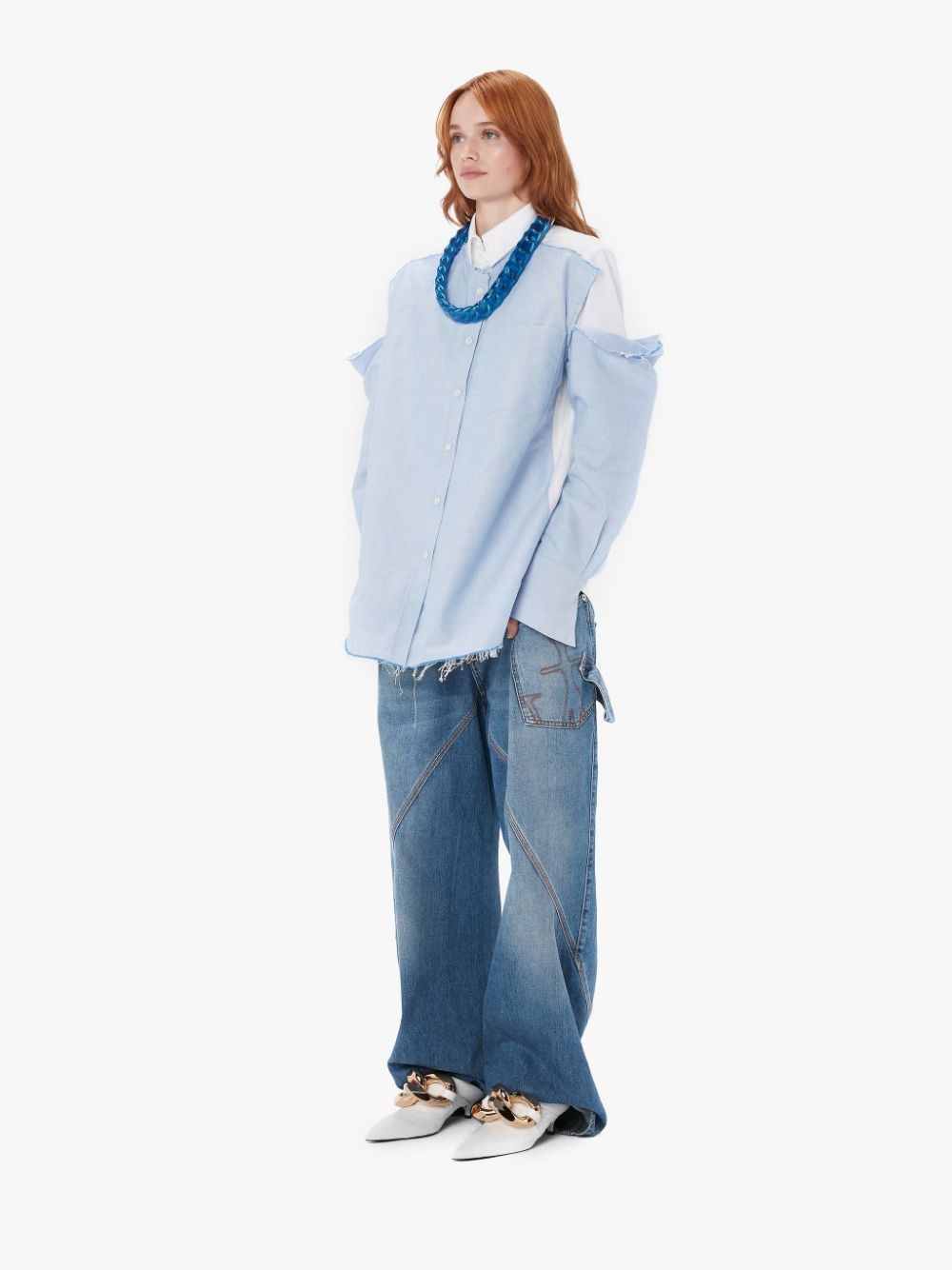 JW Anderson DOUBLE LAYER SHIRT | REVERSIBLE