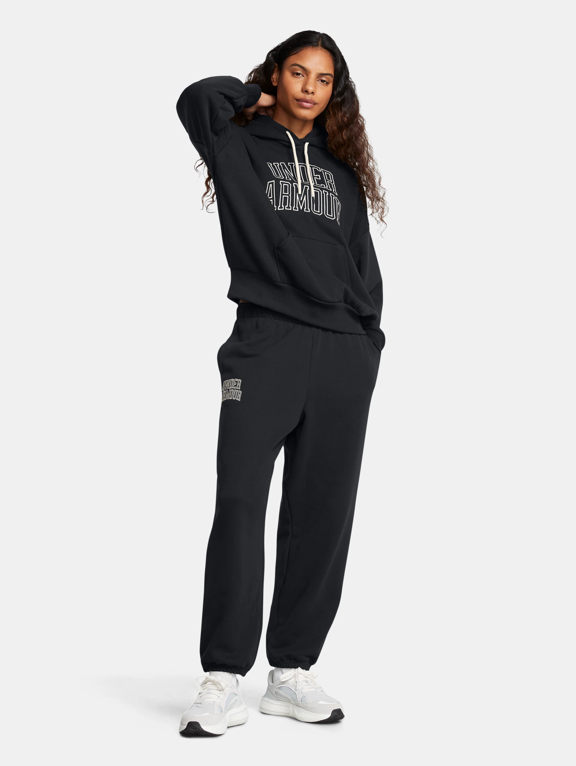 Women's UA Icon Heavyweight Terry Oversized Pants - 5