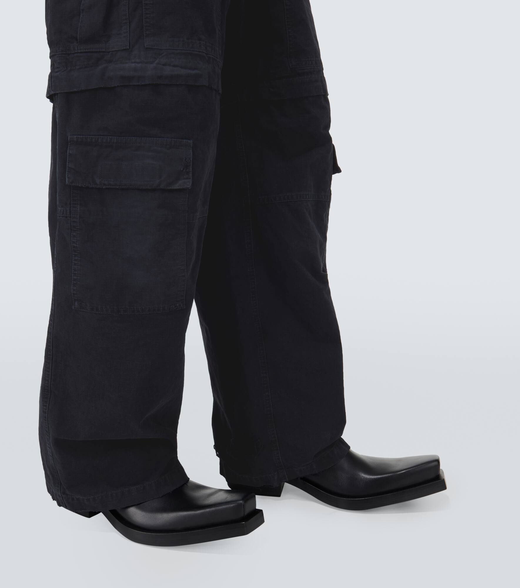 Cotton twill cargo pants - 6