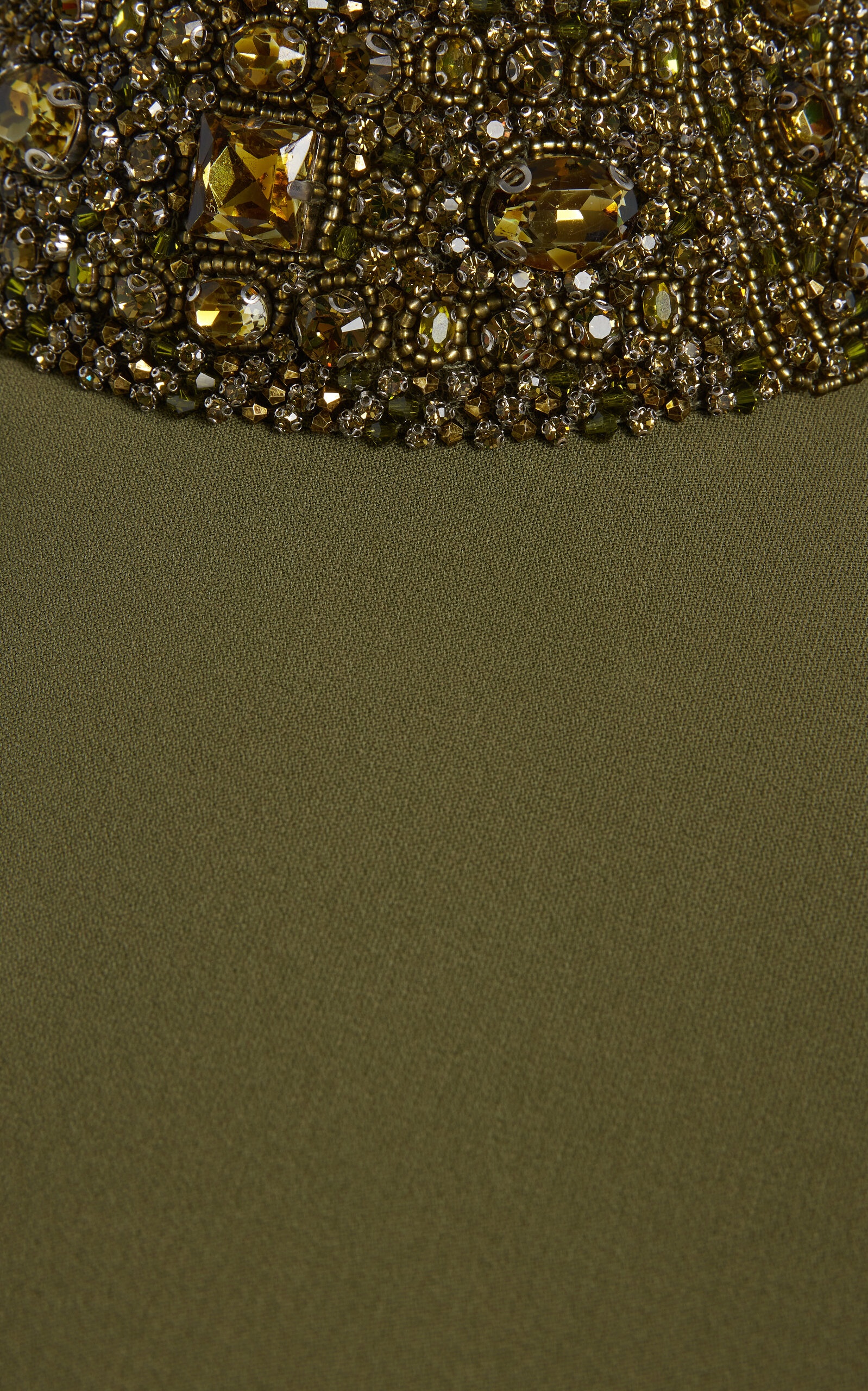 Embellished Cady Crop Top green - 4