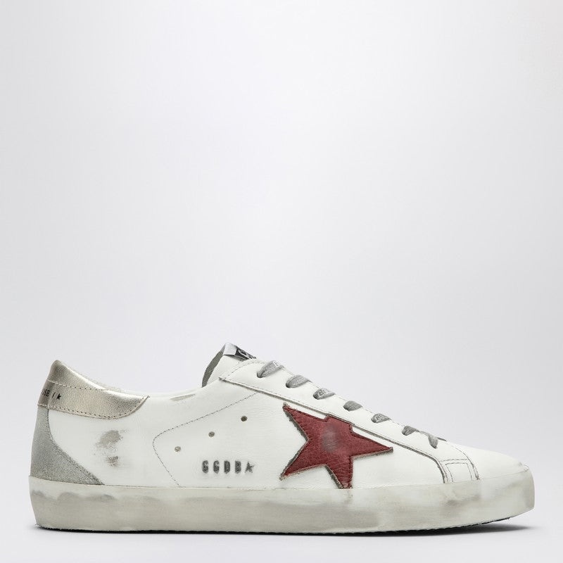 Golden Goose Sneakers Super Star White/Red/Platinum Men - 1