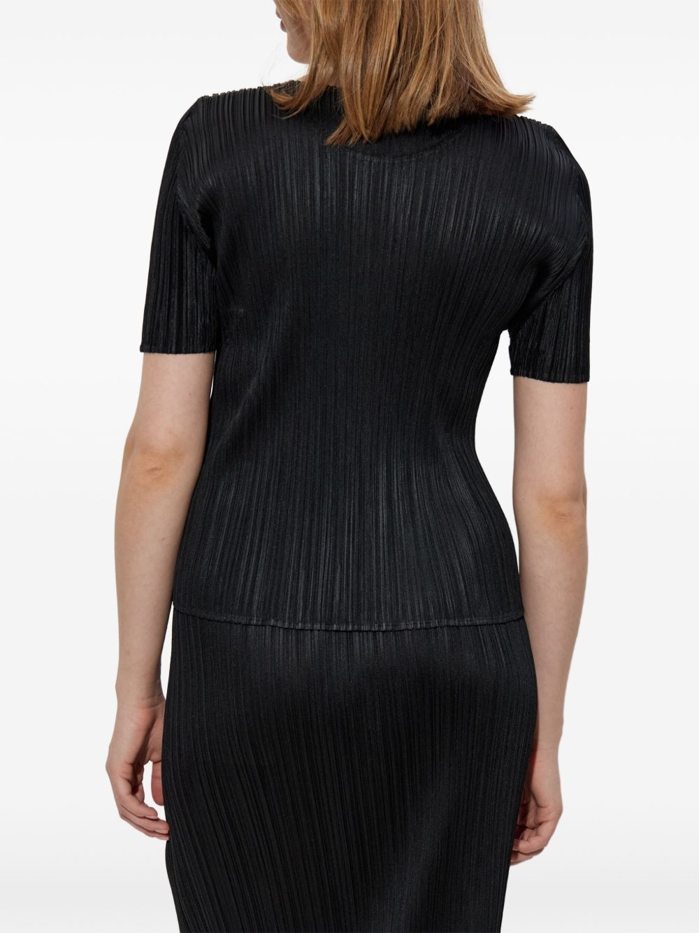 pleated T-shirt - 4
