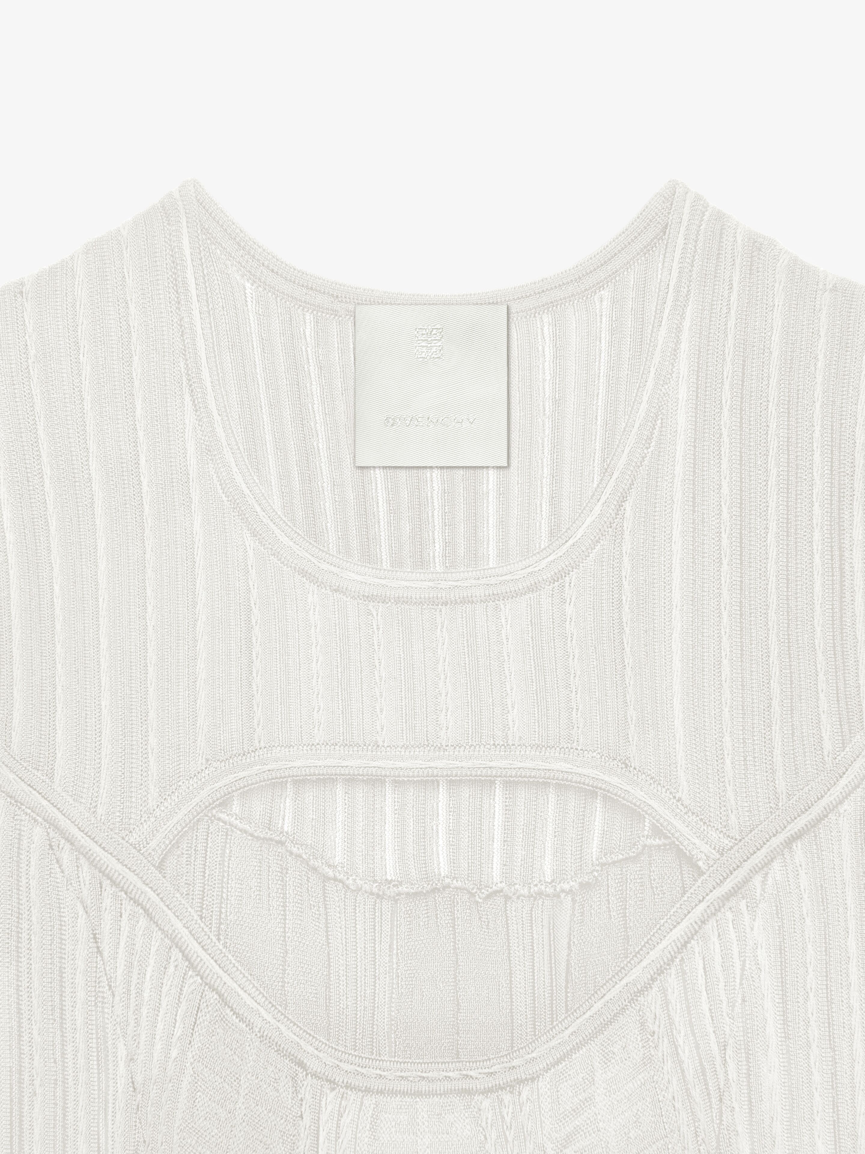 4G JACQUARD SLEEVELESS DRESS - 5