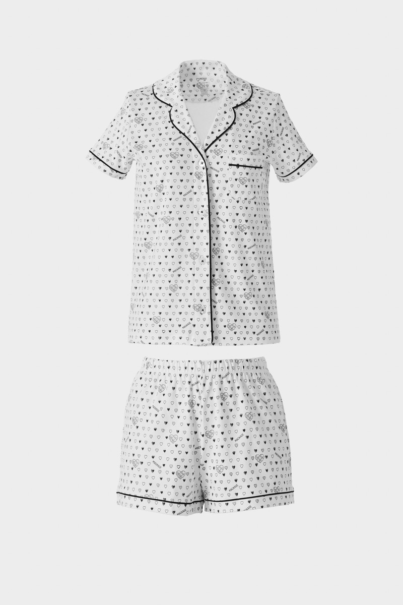 Short Sleeve Cotton Polo Pajama Set — MACKAGE x Roller Rabbit 11
