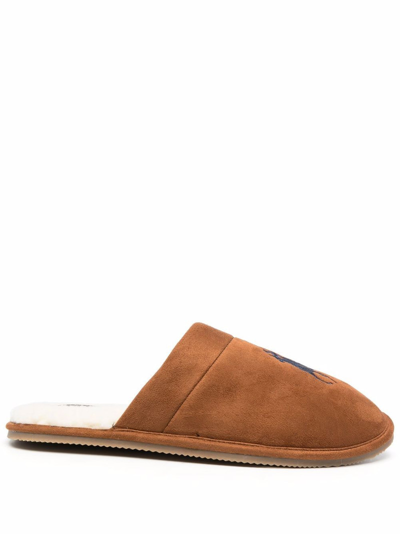 Polo Pony embroidered slippers 1