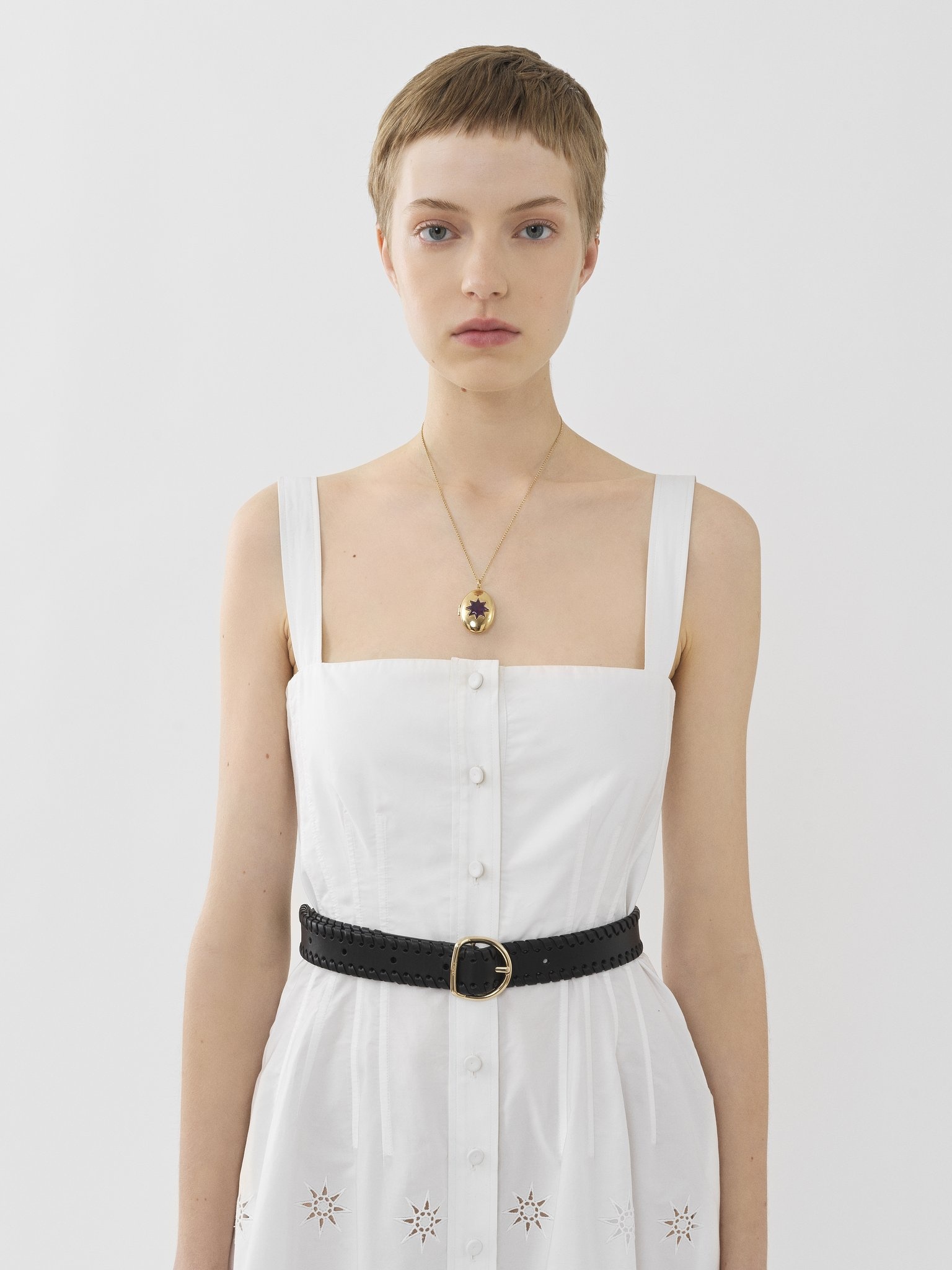 PINAFORE MIDI DRESS - 7