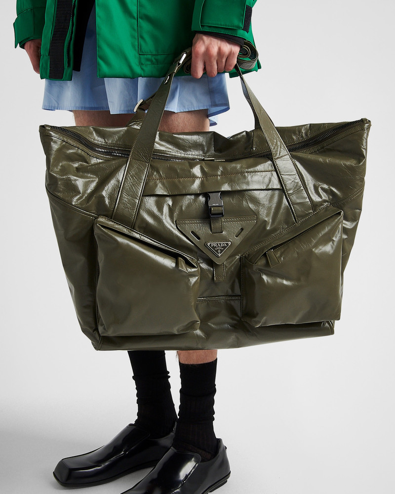 Leather travel bag 8