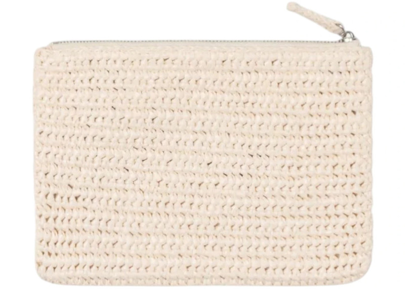 Stüssy Stussy Woven Zip Pouch Ivory outlook